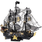 Rompecabezas de metal 3D | Barco Perla Negra | juguetes educativos