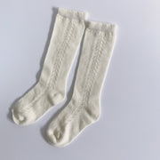 Calcetines suaves hasta la rodilla para niños y niñas