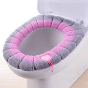Cojín para inodoro de baño con asa