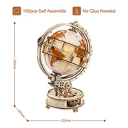 Rompecabezas de madera 3D | El modelo del globo | Regalo para tus hijos