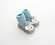 Calcetines cálidos con borde grueso para niños
