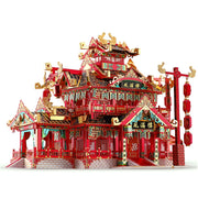 Rompecabezas de metal 3D | Serie de cultura china 12 juegos | juguetes educativos