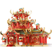 Rompecabezas de metal 3D | Tienda Roja | juguetes educativos