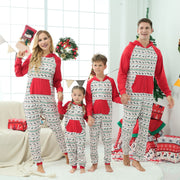 Pijamas a juego para familia Lindos mamelucos suaves de una pieza