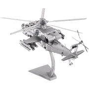 Rompecabezas de metal 3D | Helicóptero Wuzhi 10 | juguetes educativos