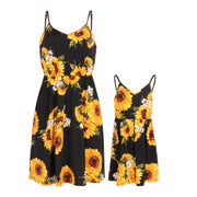 Vestido informal a juego familiar