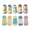 Conjunto de calcetines tobilleros antideslizantes para niños