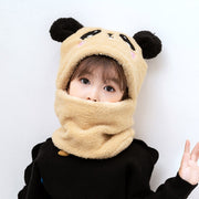 Sombrero Bufanda De Dos Piezas Con Capucha Lindo Conejo Panda