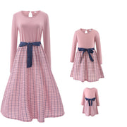 Vestido a juego para madre e hija, vestidos de algodón de alta calidad para familia