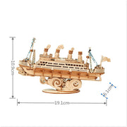 Juguete educativo de madera | Crucero | Regalo para niños y adultos
