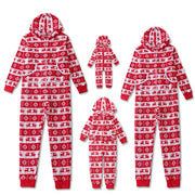 Pijama familiar con bolsillo y mono a juego