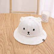 Sombrero de cubo de verano lindo oso para recién nacidos