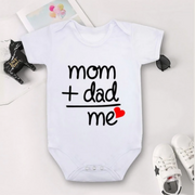 Mom+Dad Equals Me Bodysuit