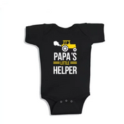 Papa and Papa's Little Helper Dad and Son Matching T-Shirt