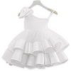 Half Off Shoulder Vintage Layer Girls Party Dress