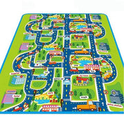 Road Traffic Playing Carpet